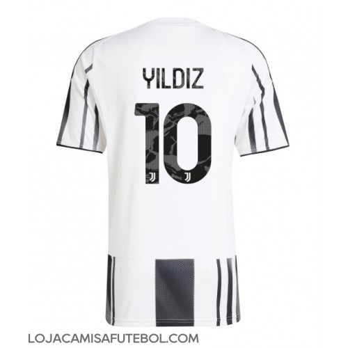 Camisa de Futebol Juventus Kenan Yildiz #10 Equipamento Principal 2025-26 Manga Curta